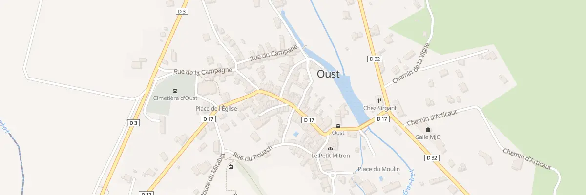 Plan du 161 Grande Rue à Oust