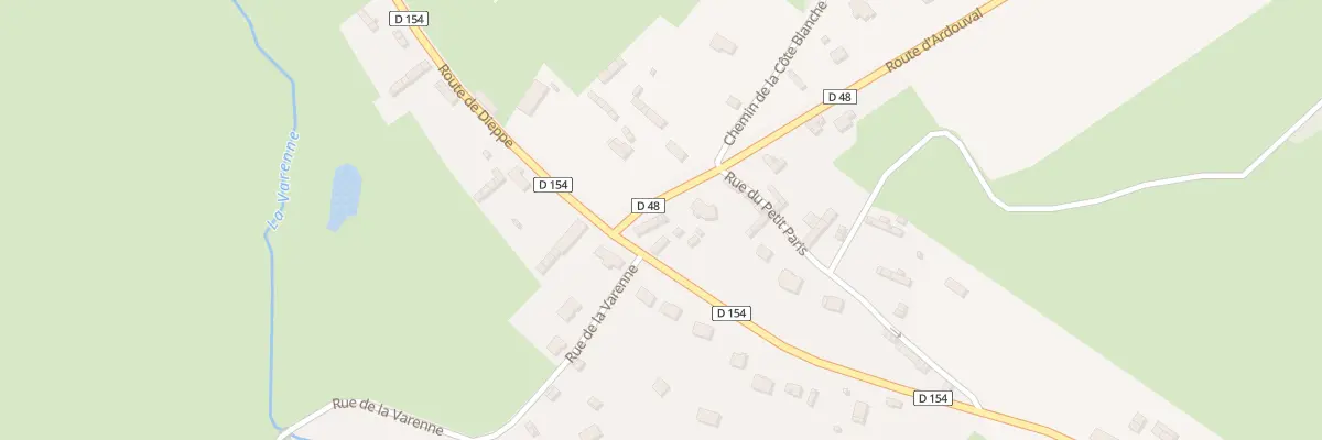Plan du 1170 Rte de Dieppe à Bellencombre