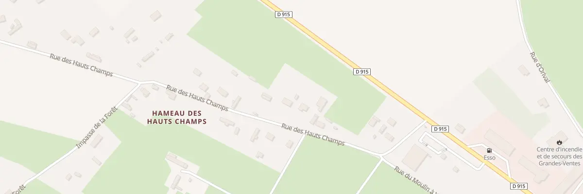 Plan du 248 Rue des Hauts Champs aux Grandes-Ventes