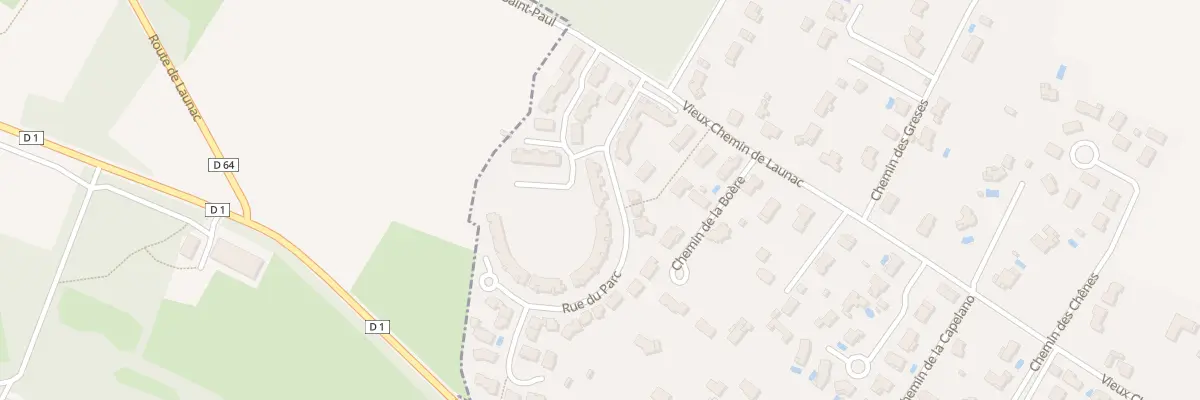 Plan du 20 Rue du Parc à Saint-Paul-sur-Save