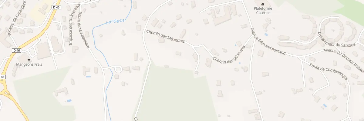 Plan du 289 Che des Méandres à Sarlat-la-Canéda