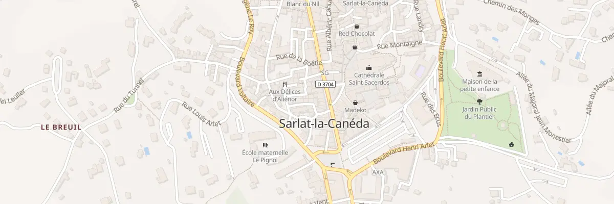 Plan du 6 Rue Barry à Sarlat-la-Canéda