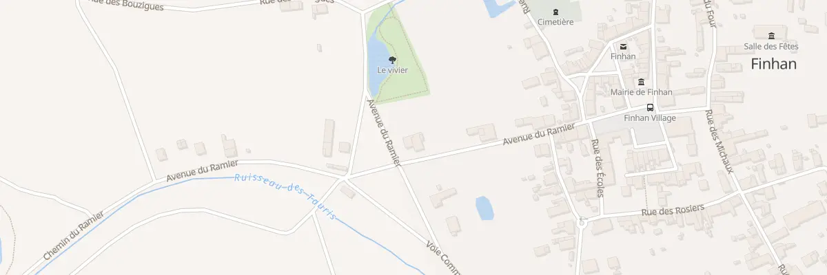 Plan du 14 Av du Ramier à Finhan