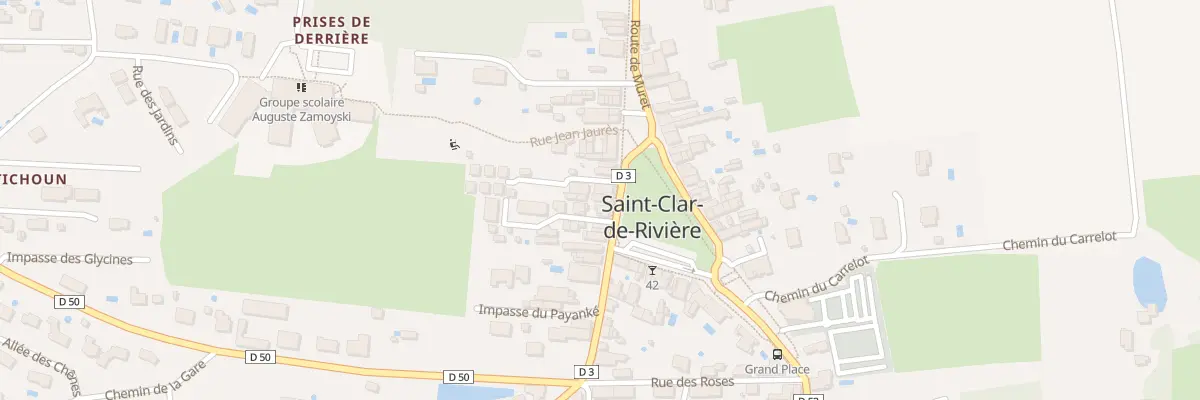 Plan du 22 Gpl La Grand Place à Saint-Clar-de-Rivière