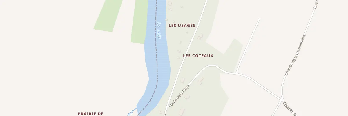 Plan du 77 Rte des Coteaux à Morée