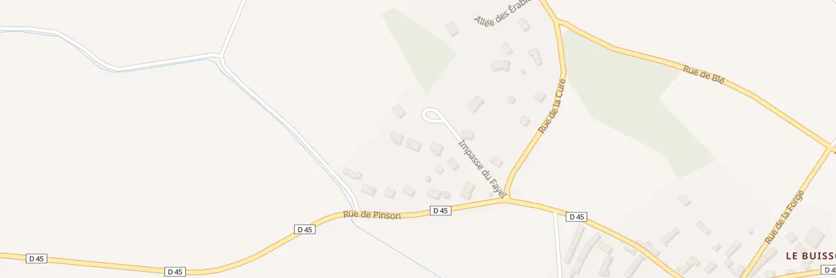 Plan du 5 Imp du Fayel à Marcilly-la-Campagne