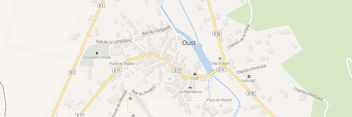 Plan du 6 Rue de la Bernède à Oust