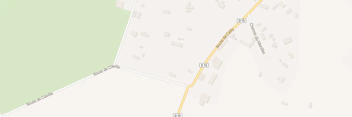Plan du 68 Rte de Claville à Esteville