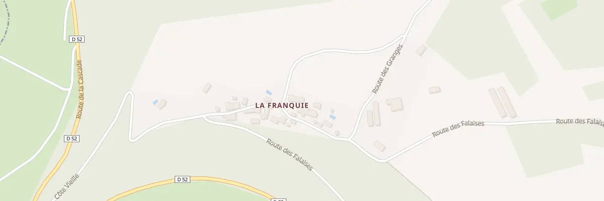 Plan du 805 Rte des Falaises à Bouzic
