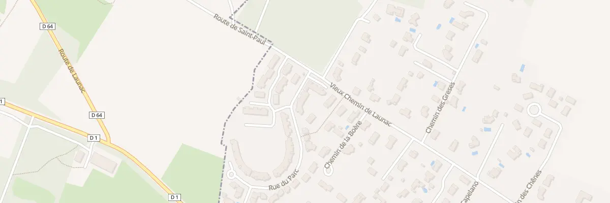 Plan du 15 Rue du Parc à Saint-Paul-sur-Save