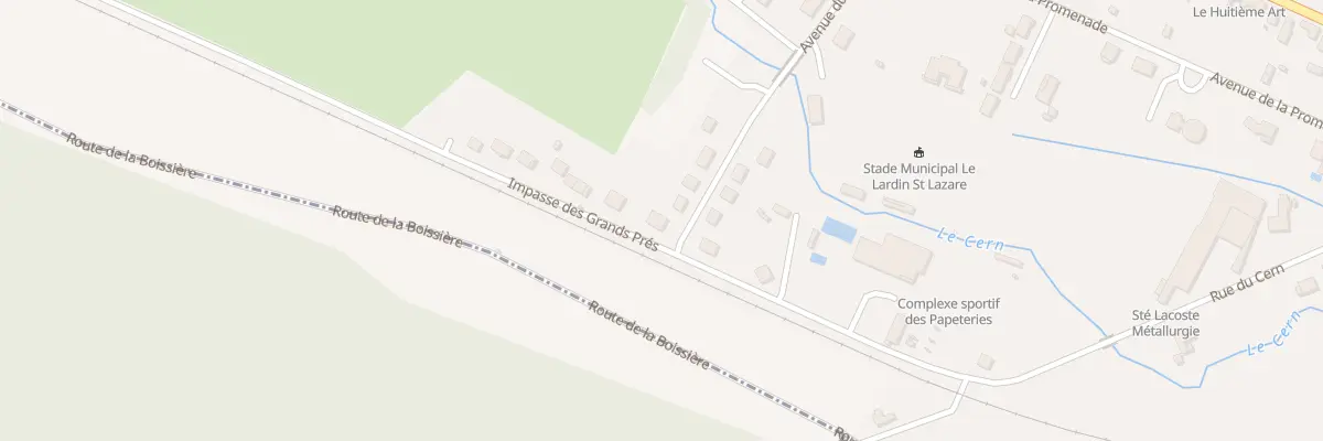 Plan du 4 Rue de Lacombe Lagarde au Lardin-Saint-Lazare