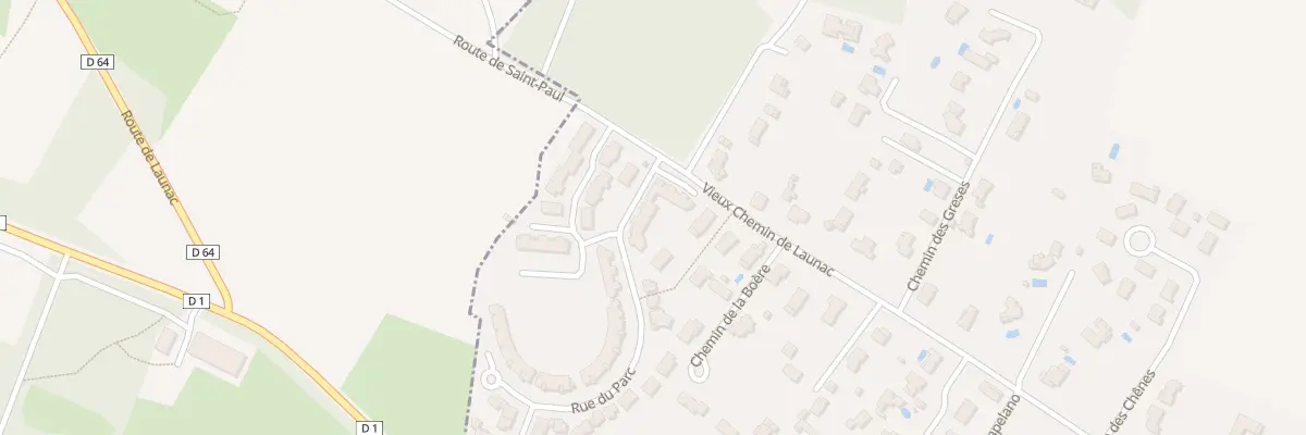 Plan du 13 Rue du Parc à Saint-Paul-sur-Save