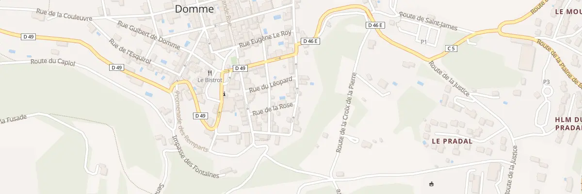 Plan du 5000F Rue du Guet à Domme