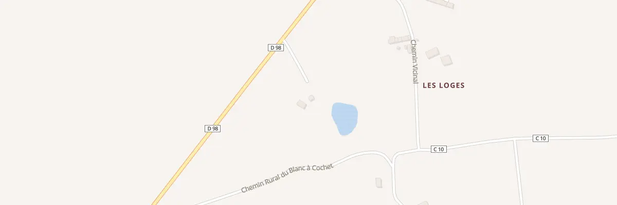 Plan du 2 Les Loges à Ruffec
