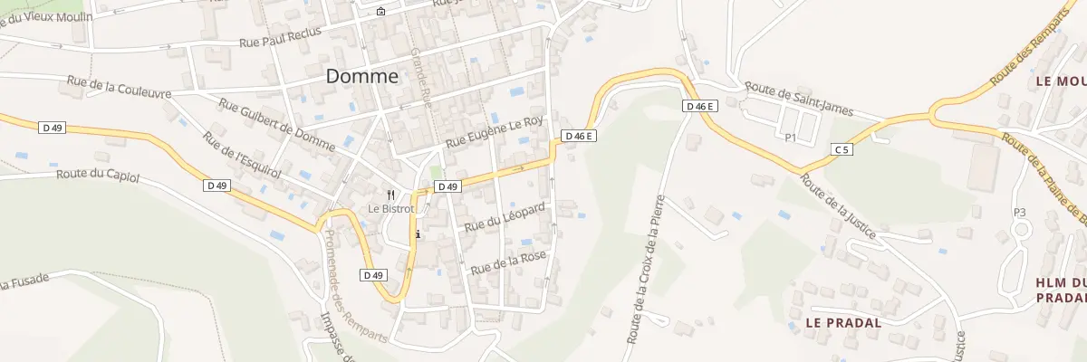 Plan du 2 Rue du Guet à Domme