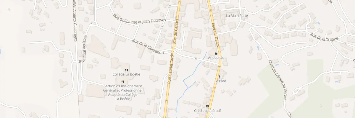 Plan du 5 Rue Pierre Rossignol à Sarlat-la-Canéda