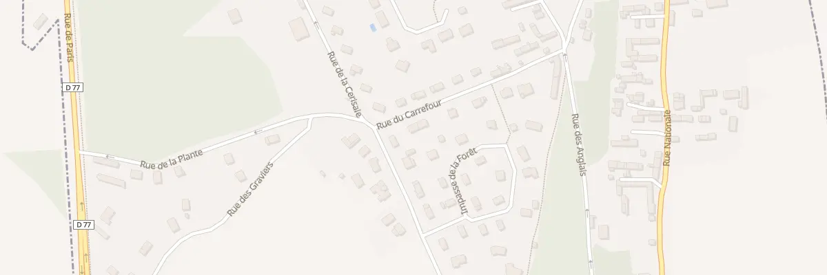 Plan du 2 Rue du Carrefour à Saint-Étienne-du-Vauvray