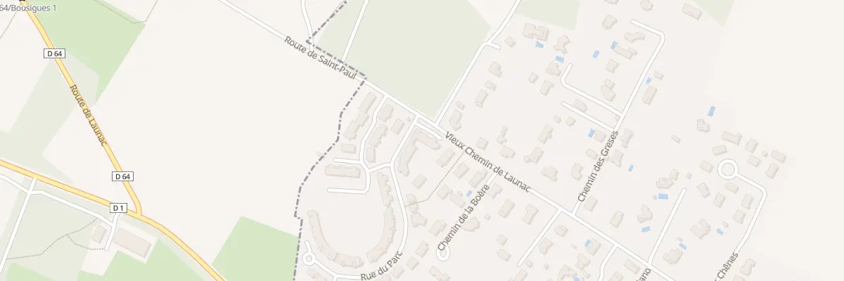 Plan du 7 Rue du Parc à Saint-Paul-sur-Save