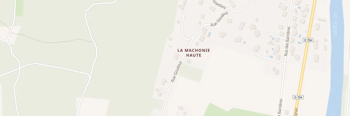 Plan du 80A La Machonie Haute à Pazayac