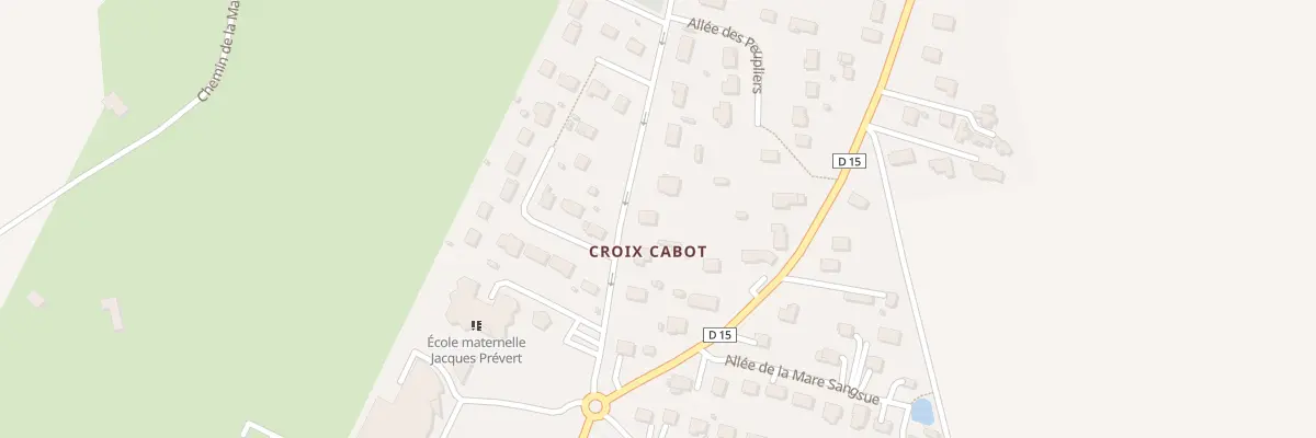 Plan du 425 Rue des Ecoles à Préaux