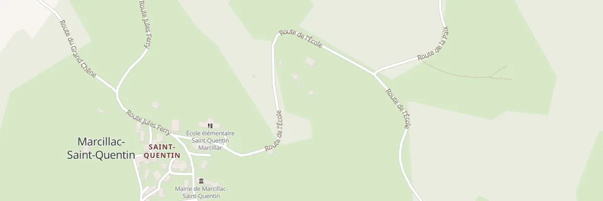 Plan du 428 Rte de l’Ecole à Marcillac-Saint-Quentin