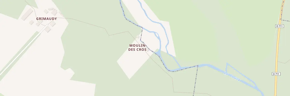 Plan du 5117 Moulin de Cros à Balledent