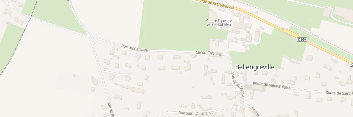 Plan du 470 Rue du Calvaire à Bellengreville