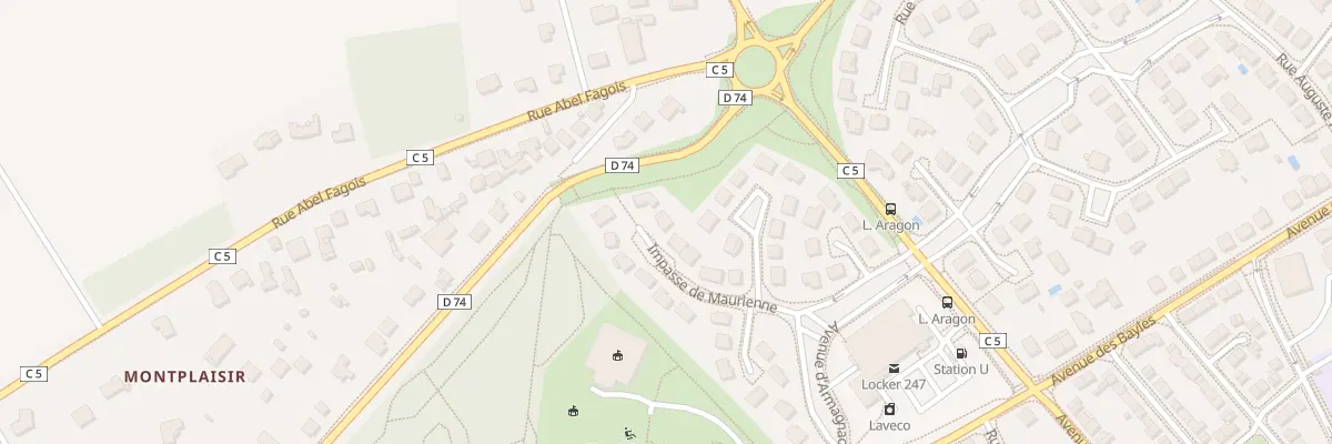 Plan du 8 Imp de Maurienne à Isle