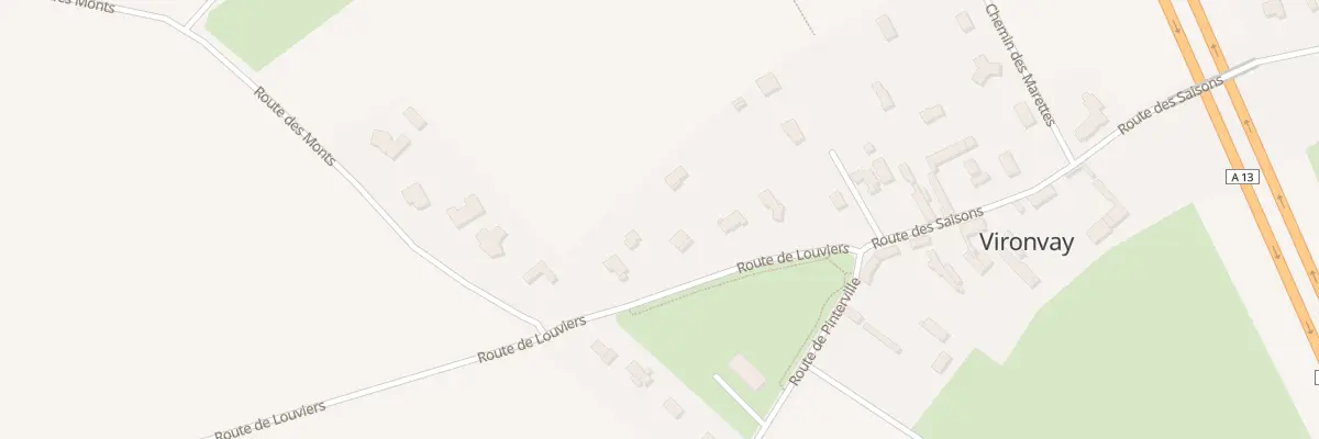 Plan du 125 Rte de Louviers à Vironvay