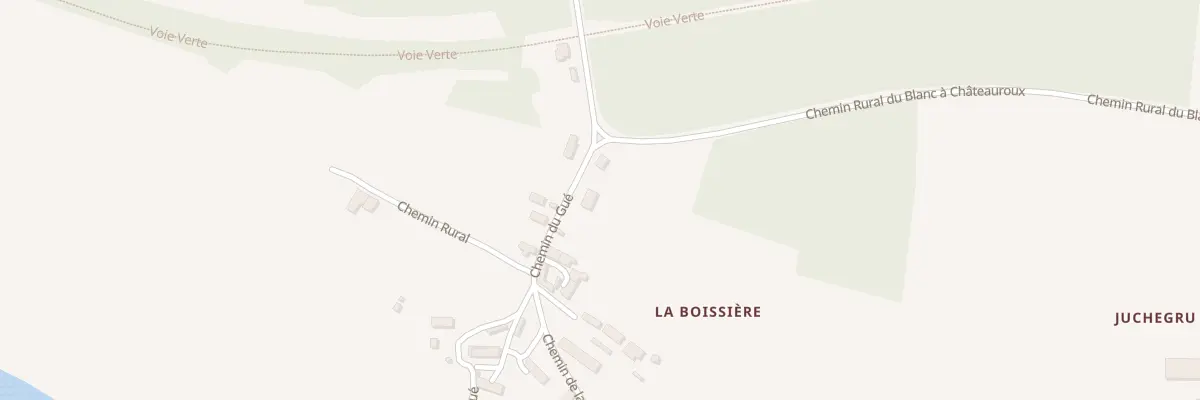Plan du 1 Che du Gué à Ciron