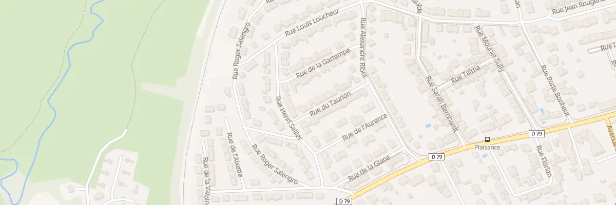 Plan du 16 Rue du Taurion à Limoges