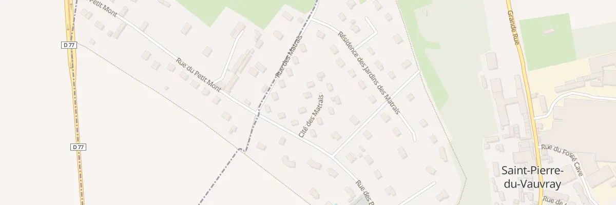 Plan du 16 Cité des Matrais à Saint-Pierre-du-Vauvray