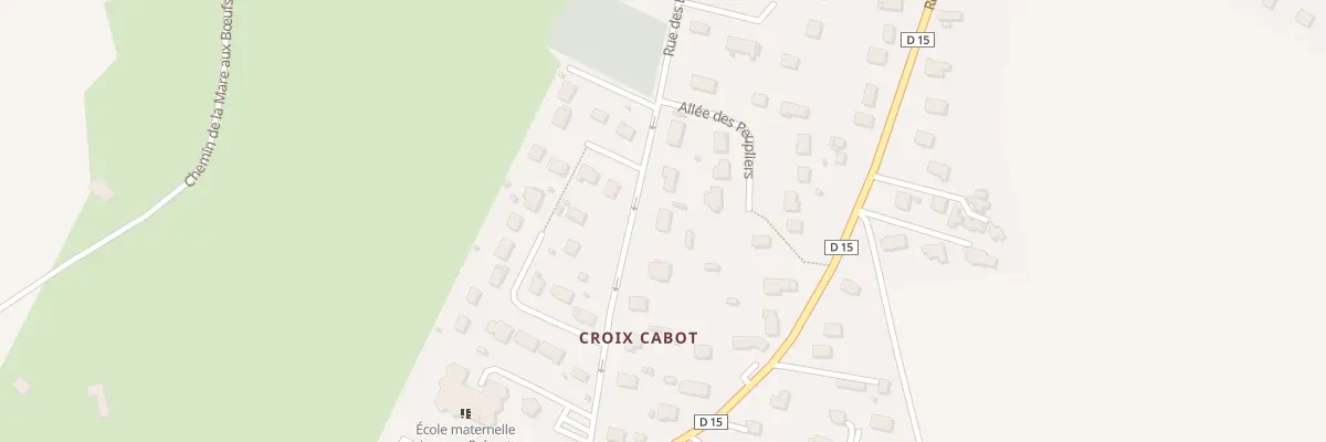 Plan du 353 Rue des Ecoles à Préaux