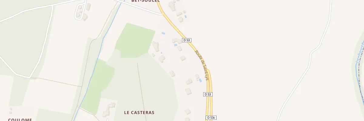 Plan du 711 Rte de Saint-lys à Saint-Clar-de-Rivière