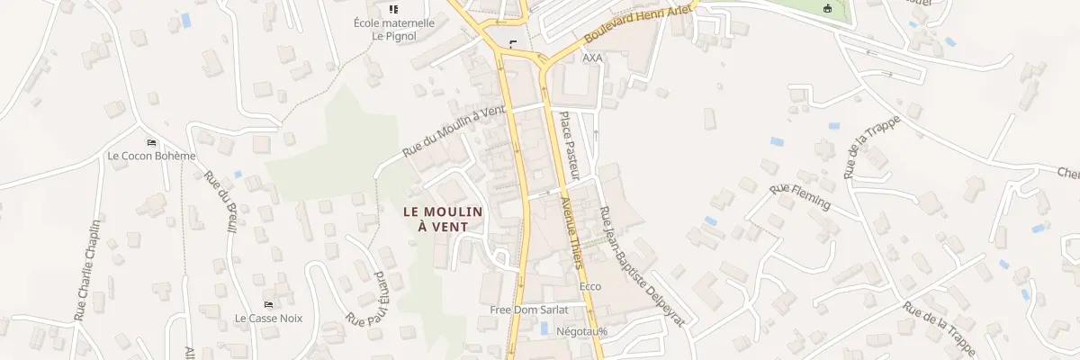 Plan du 3 Rue Jean Tarde à Sarlat-la-Canéda