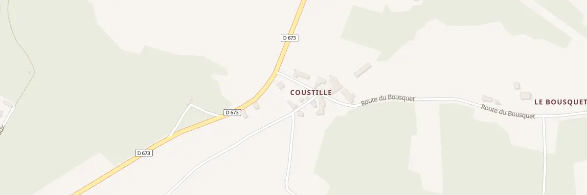 Plan du 50 Rte de Coustille à Montcléra