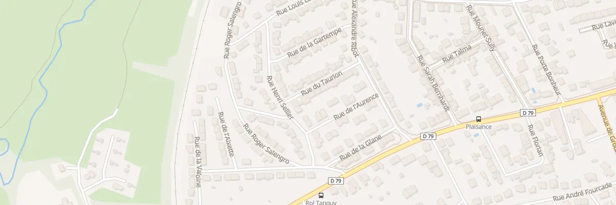 Plan du 17 Rue du Taurion à Limoges