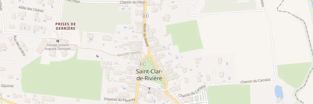 Plan du 5 Gpl La Grand Place à Saint-Clar-de-Rivière