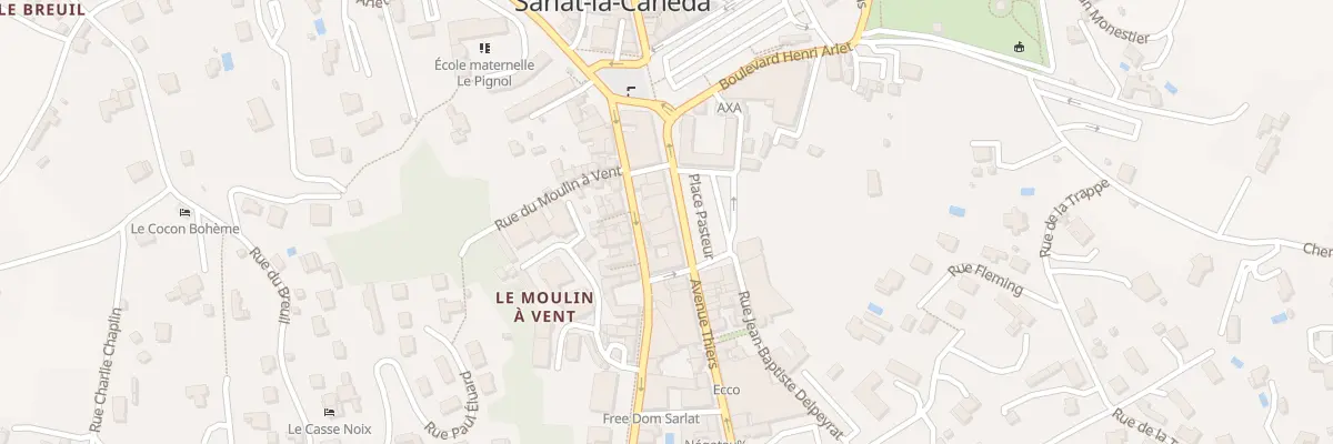 Plan du 16 Av du Général Leclerc à Sarlat-la-Canéda