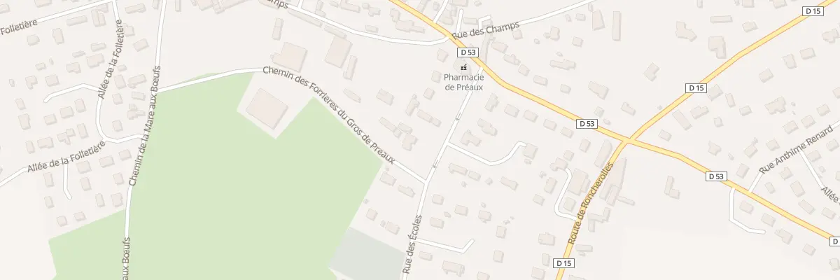 Plan du 102 Rue des Ecoles à Préaux