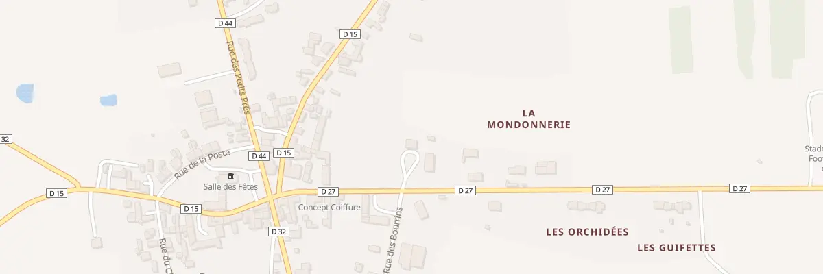 Plan du 11 Rue de la Mondonnerie à Rosnay
