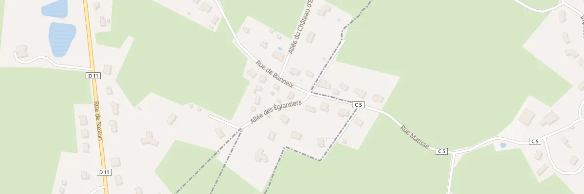 Plan du 34 Rue de Banneix à Bosmie-l’Aiguille