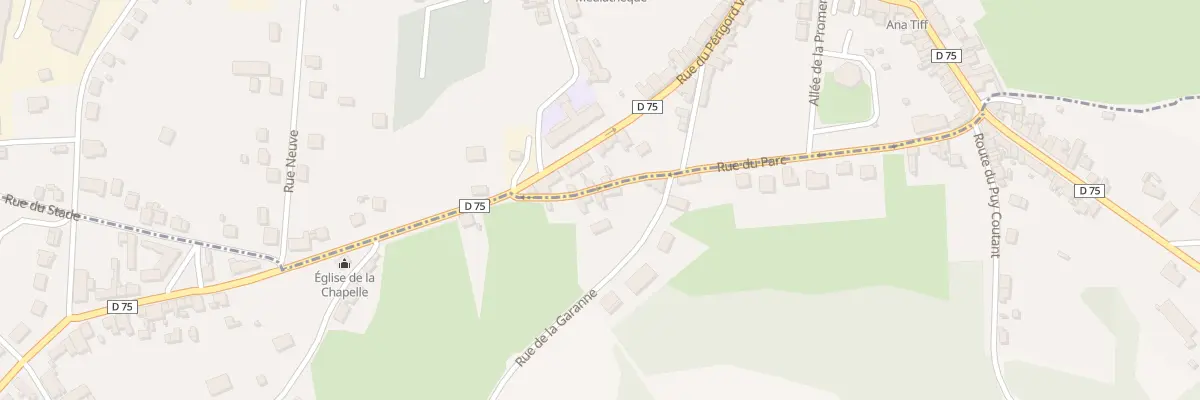Plan du 27 Rue du Parc à Savignac-Lédrier