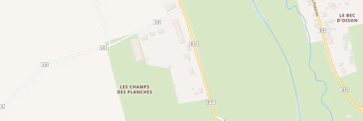 Plan du 412 Les Champs des Planches à Loché-sur-Indrois