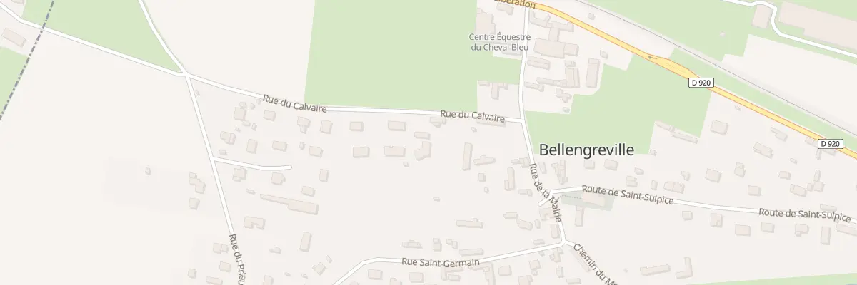 Plan du 480 Rue du Calvaire à Bellengreville