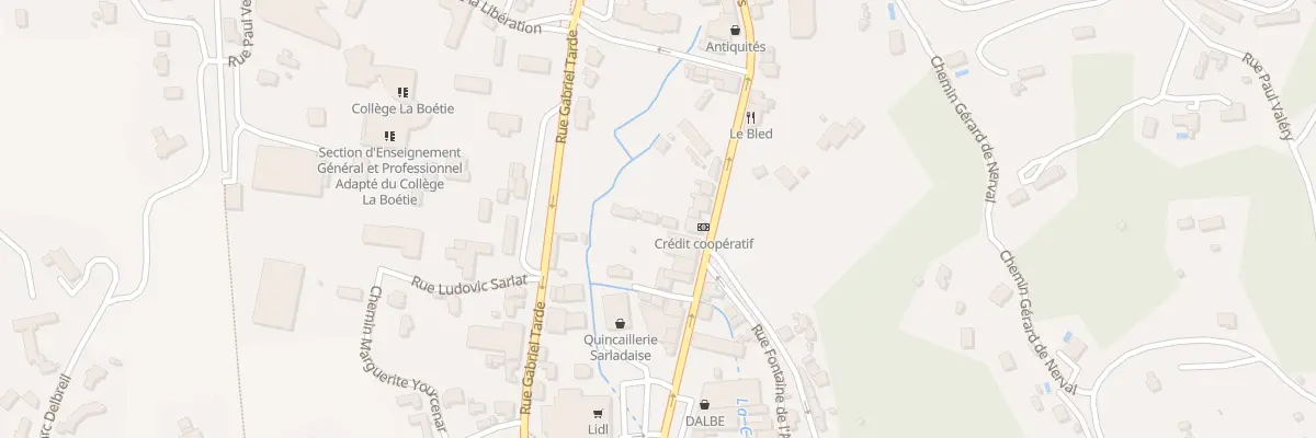 Plan du 472 Av Thiers à Sarlat-la-Canéda