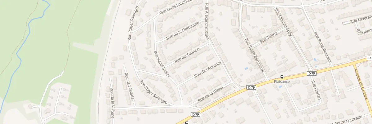 Plan du 13 Rue du Taurion à Limoges