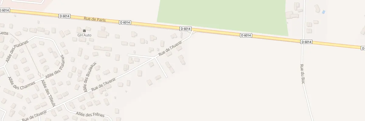 Plan du 67 Rue de l’Avenir à Boos