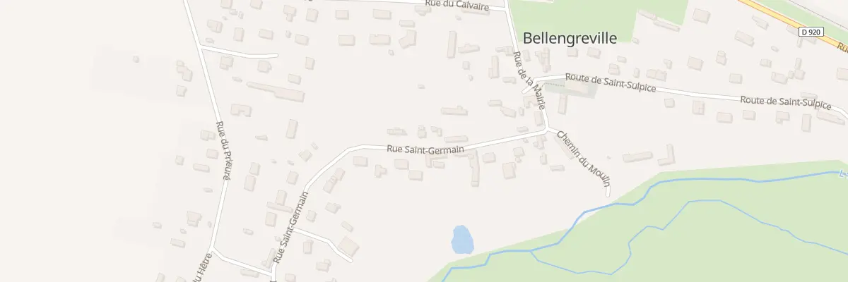 Plan du 5076 Bourg de Bellengreville à Bellengreville