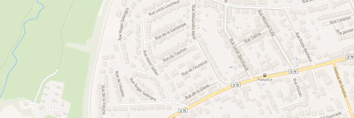 Plan du 11 Rue du Taurion à Limoges